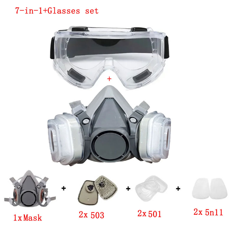 6200 Пылезащитная маска для по – обзор и цена Respirator Half Face